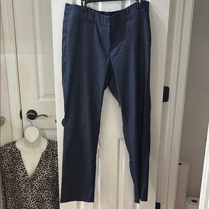 Lane Bryant size 18 Ali dress pants navy blue pinstripe